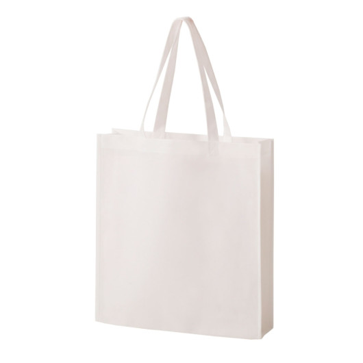White Gusset Tote Bags